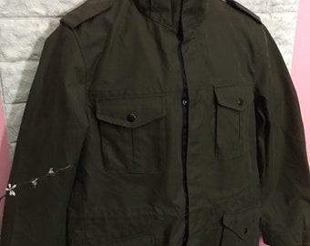 Green Army Parka Jacket Sugo Shell - Etsy