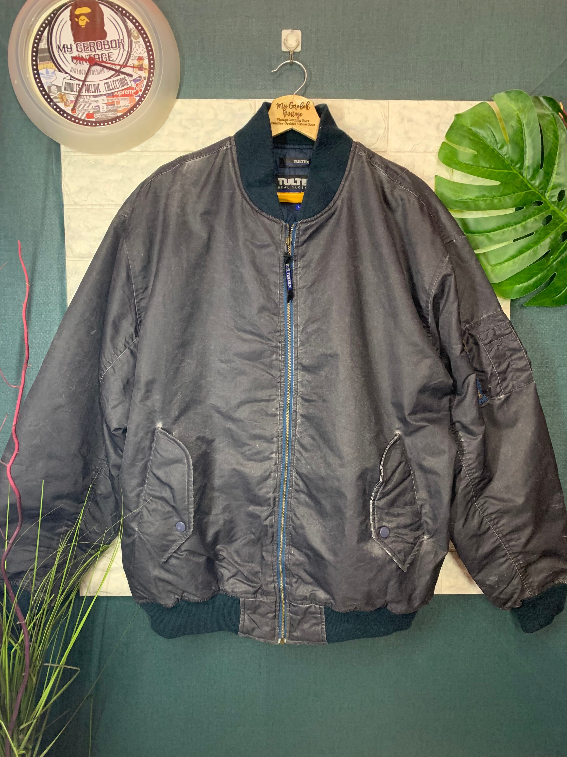 RARE!! Bomber Jacket TULTEX - Etsy