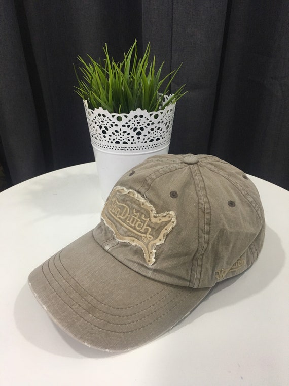 Rare Cap Von Dutch Ripped Design