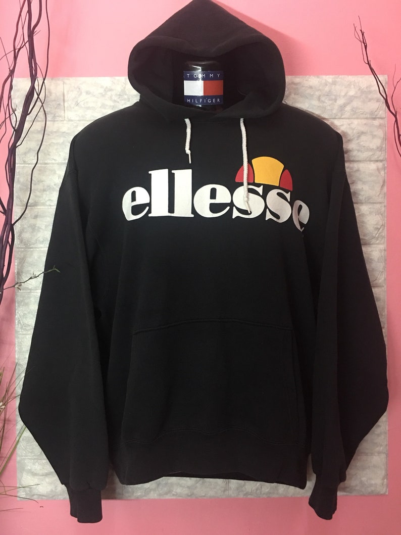 Rare Sweater Hoodie Ellesse With Big Logo | Etsy