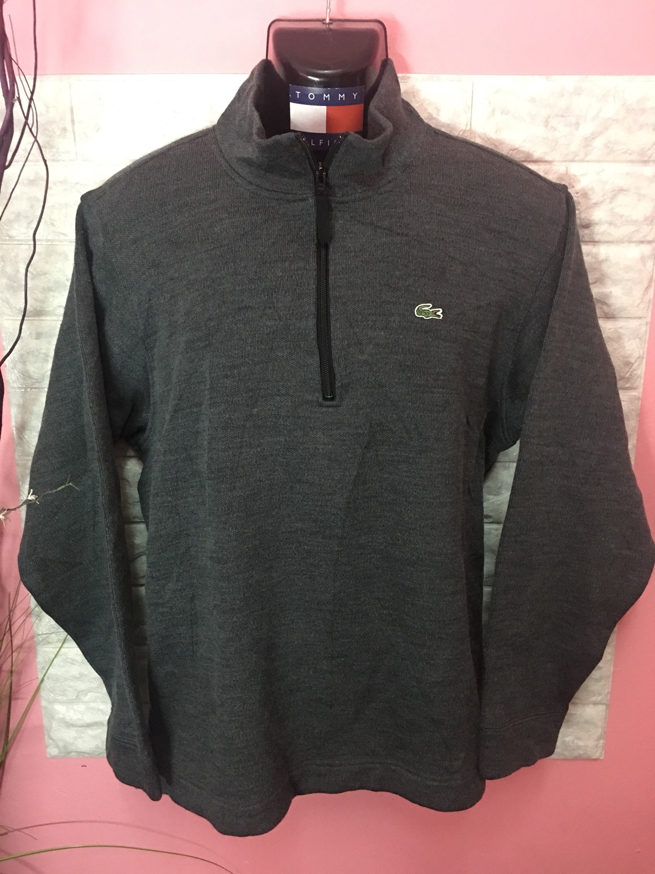 Sweatshirt Lacoste Half Zip - Etsy 