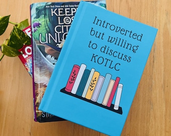 Diario de tapa dura KOTLC Introverted, estilo literario, 150 páginas