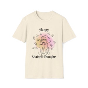 Camiseta de Guardiana de las Ciudades Perdidas, Pensamientos felices sobre las sombras, Camiseta KOTLC, Sophie Keefe, Fantasía, Foxfire, Camiseta literaria
