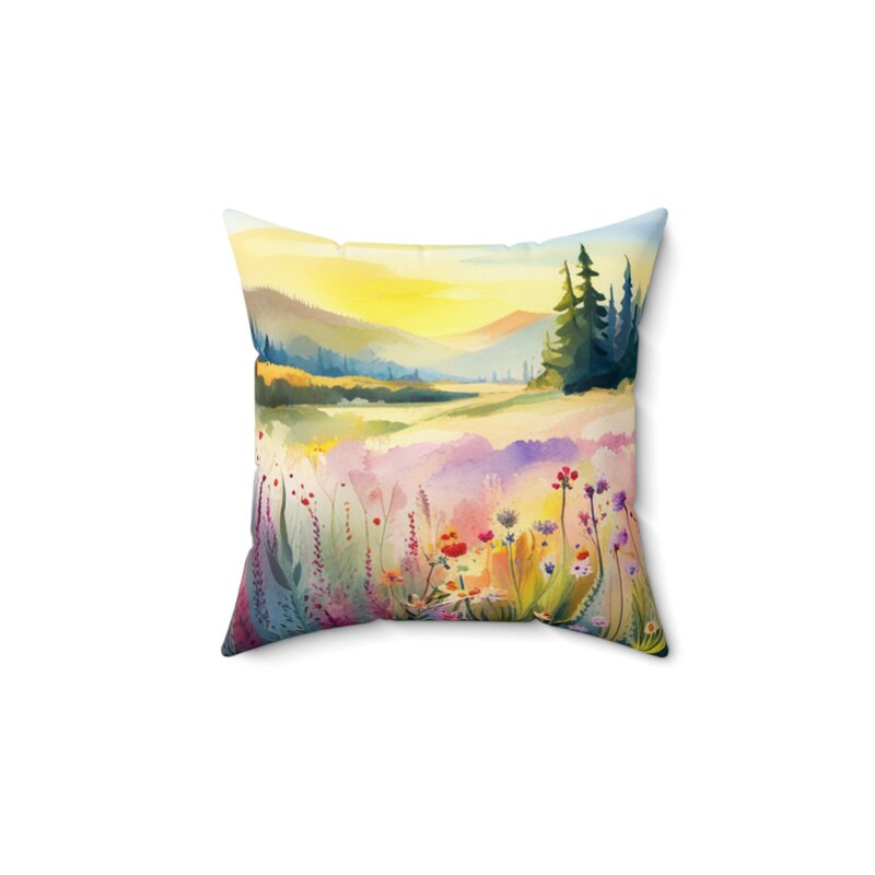 Watercolor Pillow - Etsy