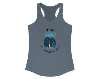 Pilates Enthusiast Racerback Tank, lustiges Pilates Workout Geschenk