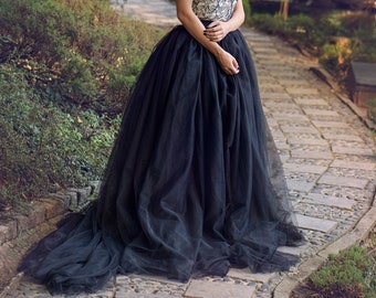 long black skirt for wedding