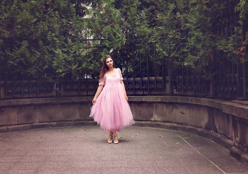 Tulle Dress Pink Dress Bridesmaid Dress All Colors Tulle Dress Killing Eve Dress Halloween Tulle Dress Villanelle Dress Movie Dress