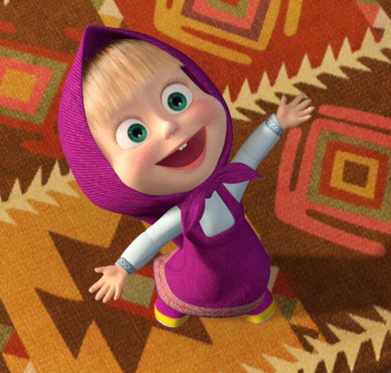 Masha Dress 2 Piece Set/ Masha and Bear/ Masha Dress and Etsy