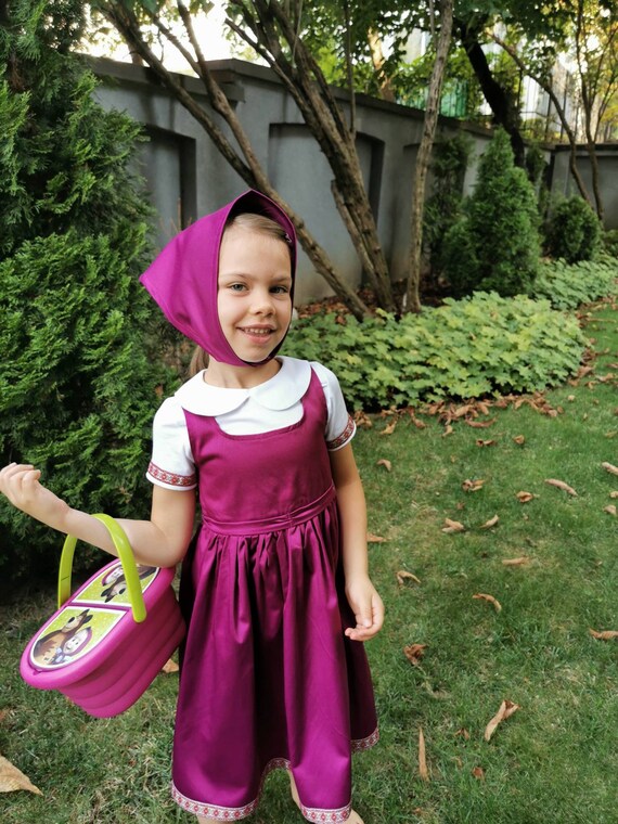 masha and bear outfit