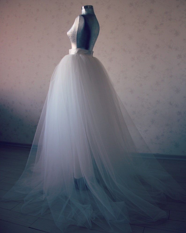Sophie Wedding Gown Skirt Made Of Italian Tulle And Free Etsy