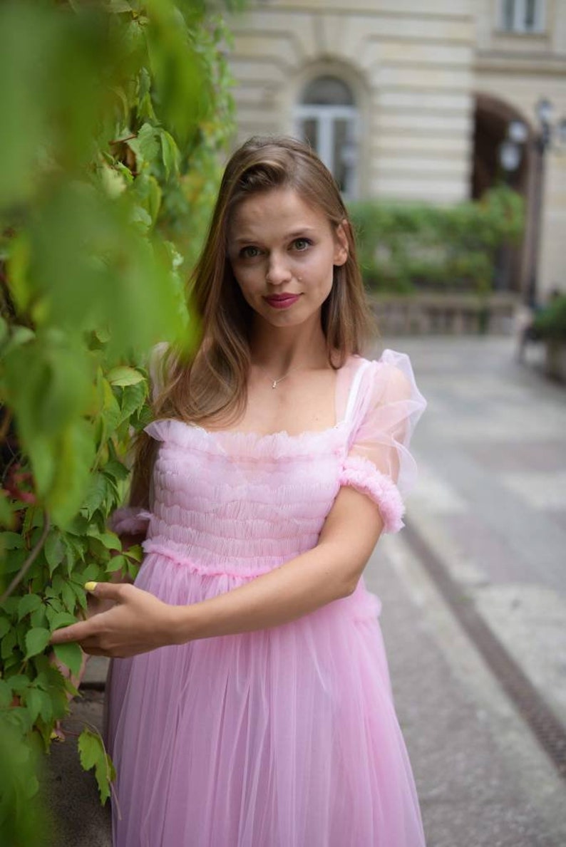 Tulle Dress Pink Dress Bridesmaid Dress All Colors Tulle Dress Killing Eve Dress Halloween Tulle Dress Villanelle Dress Movie Dress