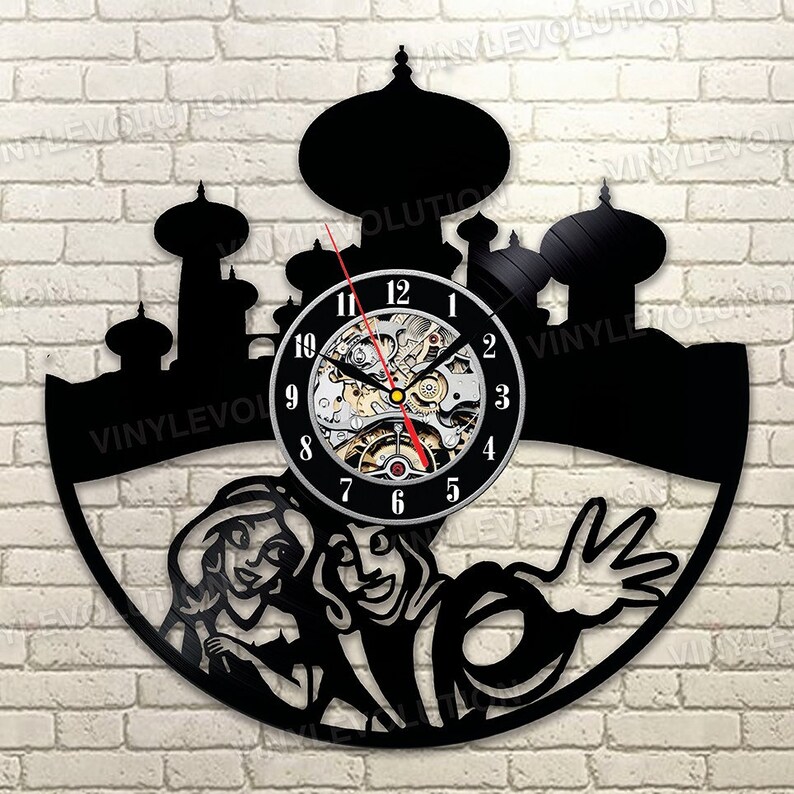 Disney Lion King Simba Vinyl Record Wall Clock Bedroom Art Decor Birthday Gift