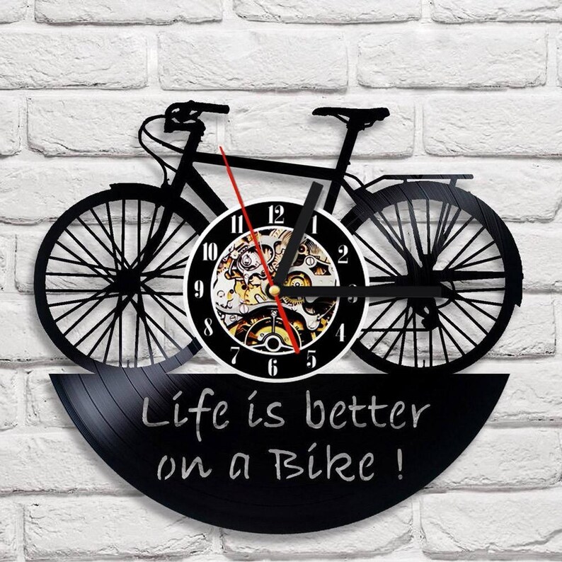 Bike Gifts Ideas Wedding Decorating Clock Elite Series Etsy