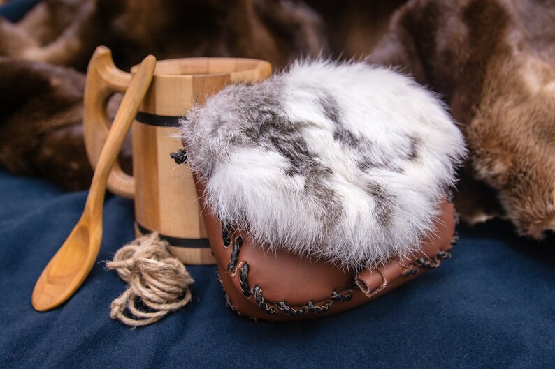 fur waist bag