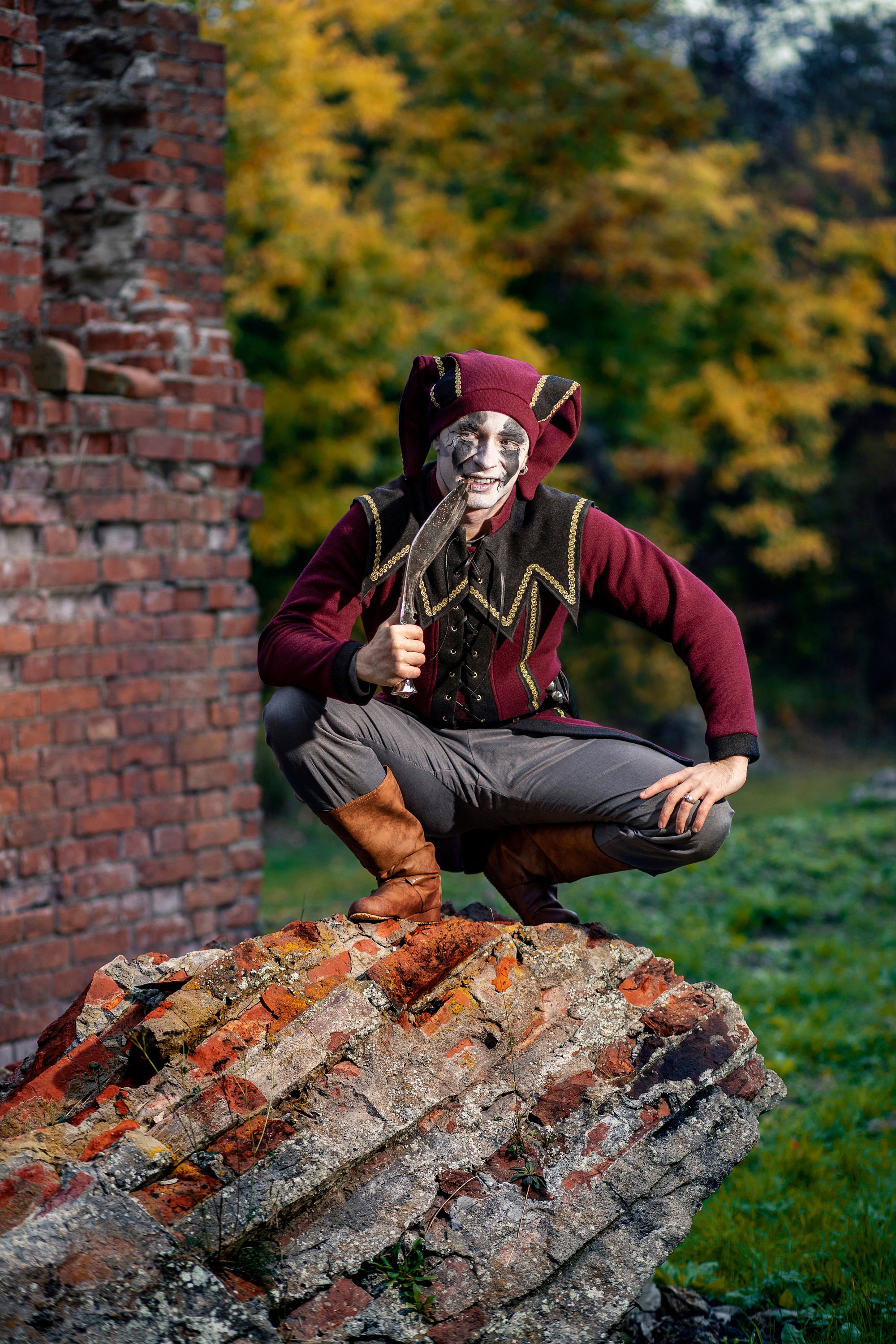 Vestito da hotsell giullare medievale