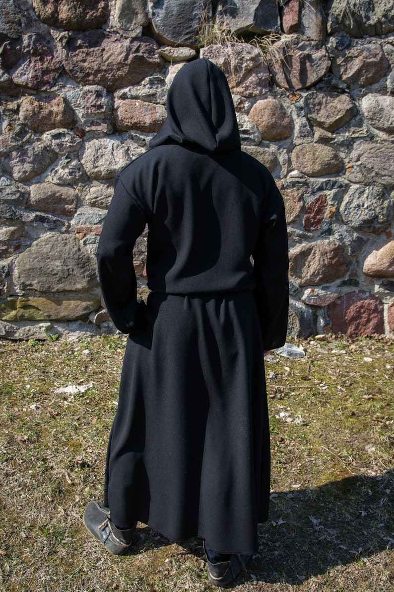 Hooded Monk Robe Medieval Robe Cultist Costume Priest - Etsy Norway