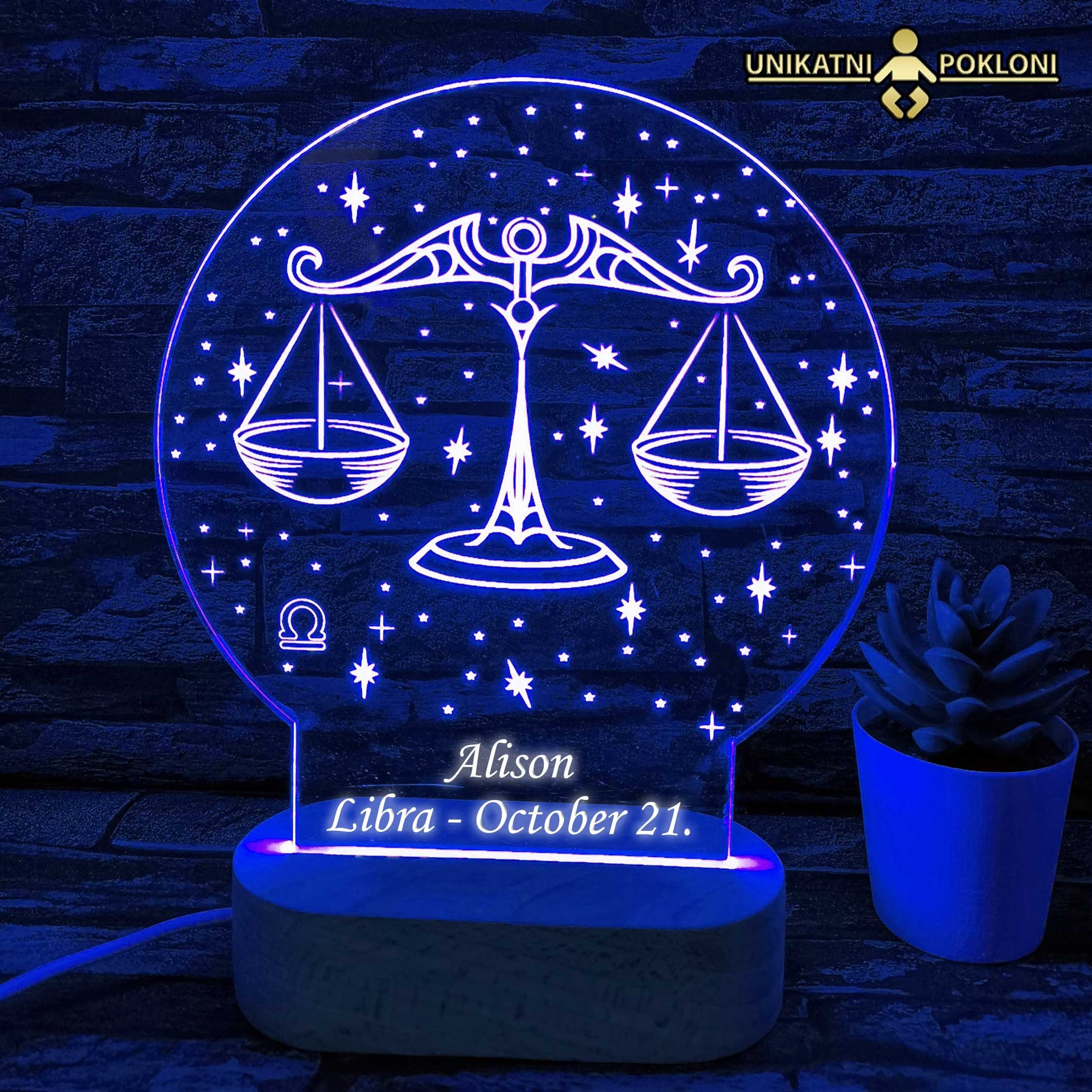 Libra Gift Libra Birthday Gift Astrology Zodiac Horoscope Etsy