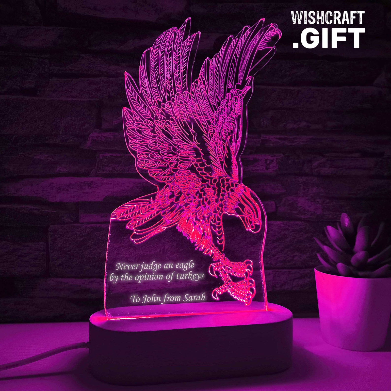 Eagle Gift Eagle Lamp Cute Eagle Eagle Bird Kids Room Etsy