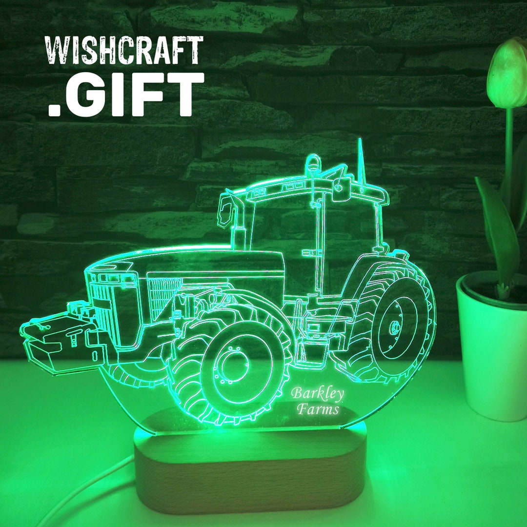 Tractor Lamp, Tractor Driver Gift, Traktor, Tractor Light, Tractor