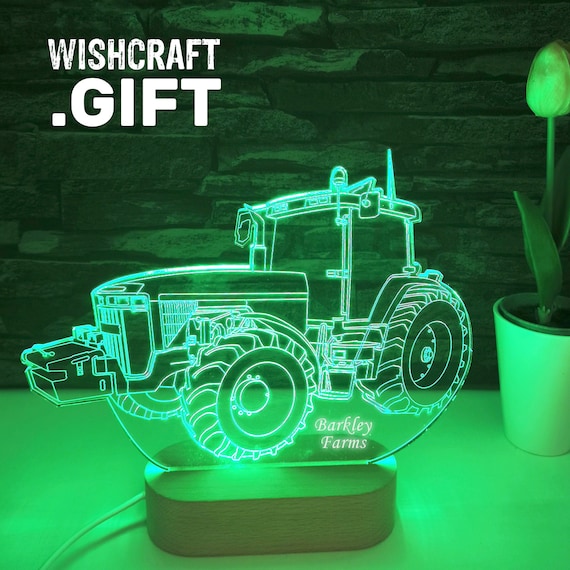 Lampe de tracteur, cadeau de conducteur de tracteur, Traktor