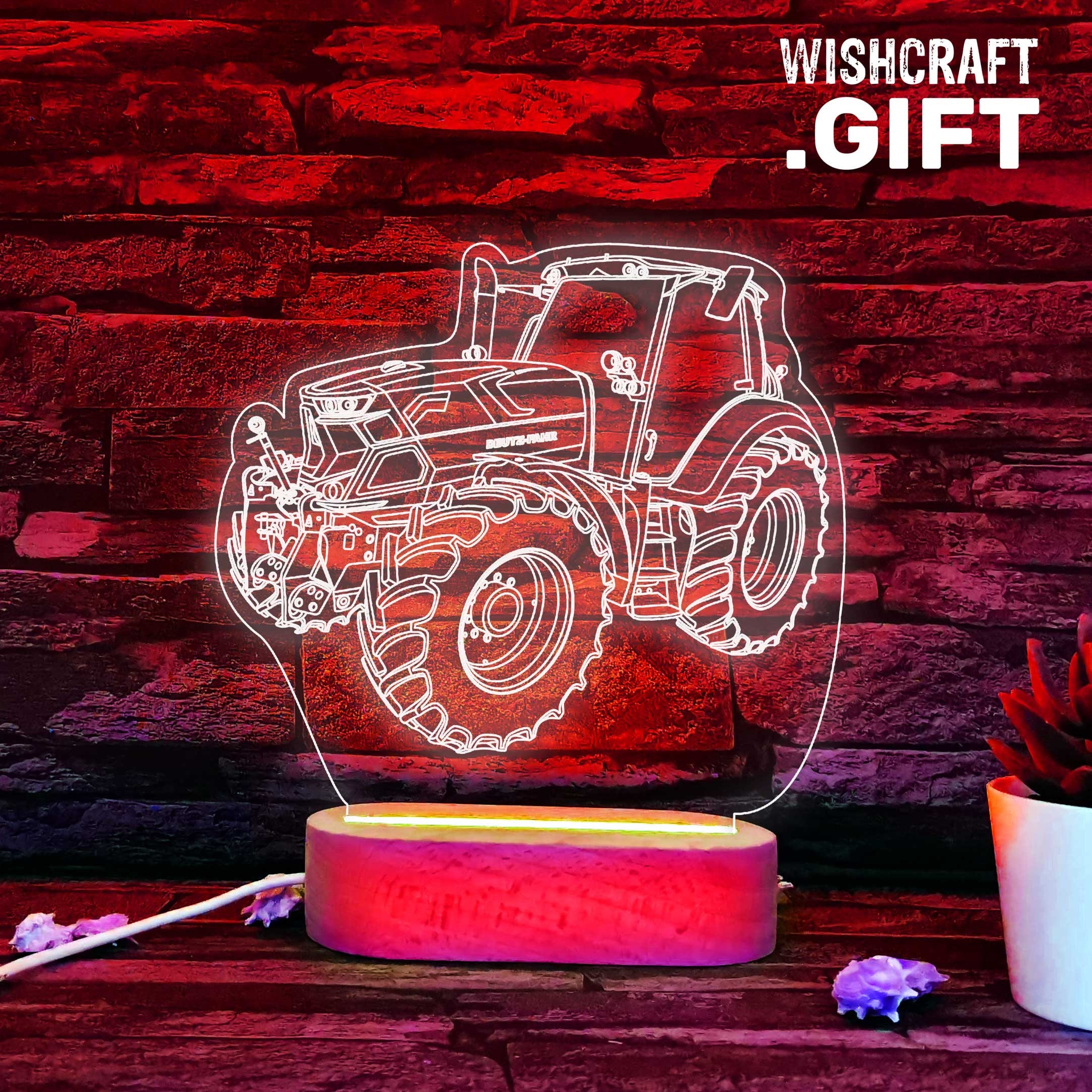 Gift for Farmer Tractor Lamp Tractor Driver Gift Tractor Etsy