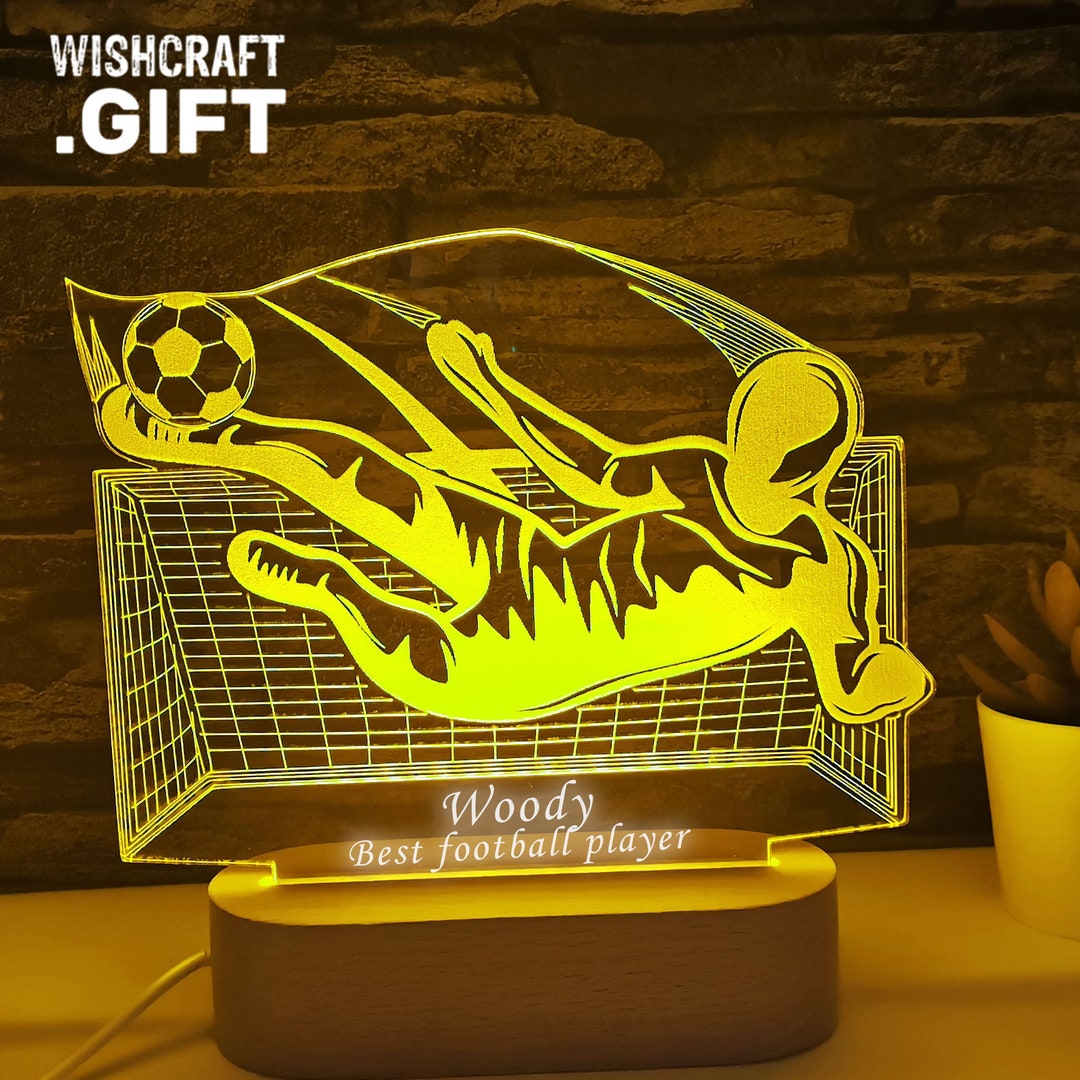 Goalkeeper Soccer Player Gift Goalkeeper Gift Football LED Etsy