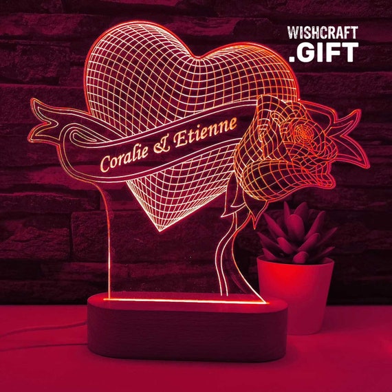 Duur Kietelen Biscuit Buy 3D Heart and Rose Lamp Love Lamp Lamp With Love Message Online in India - Etsy Duur Kietelen Biscuit Buy 3D Heart and Rose Lamp Love Lamp Lamp With Love Message Online in India - Etsy