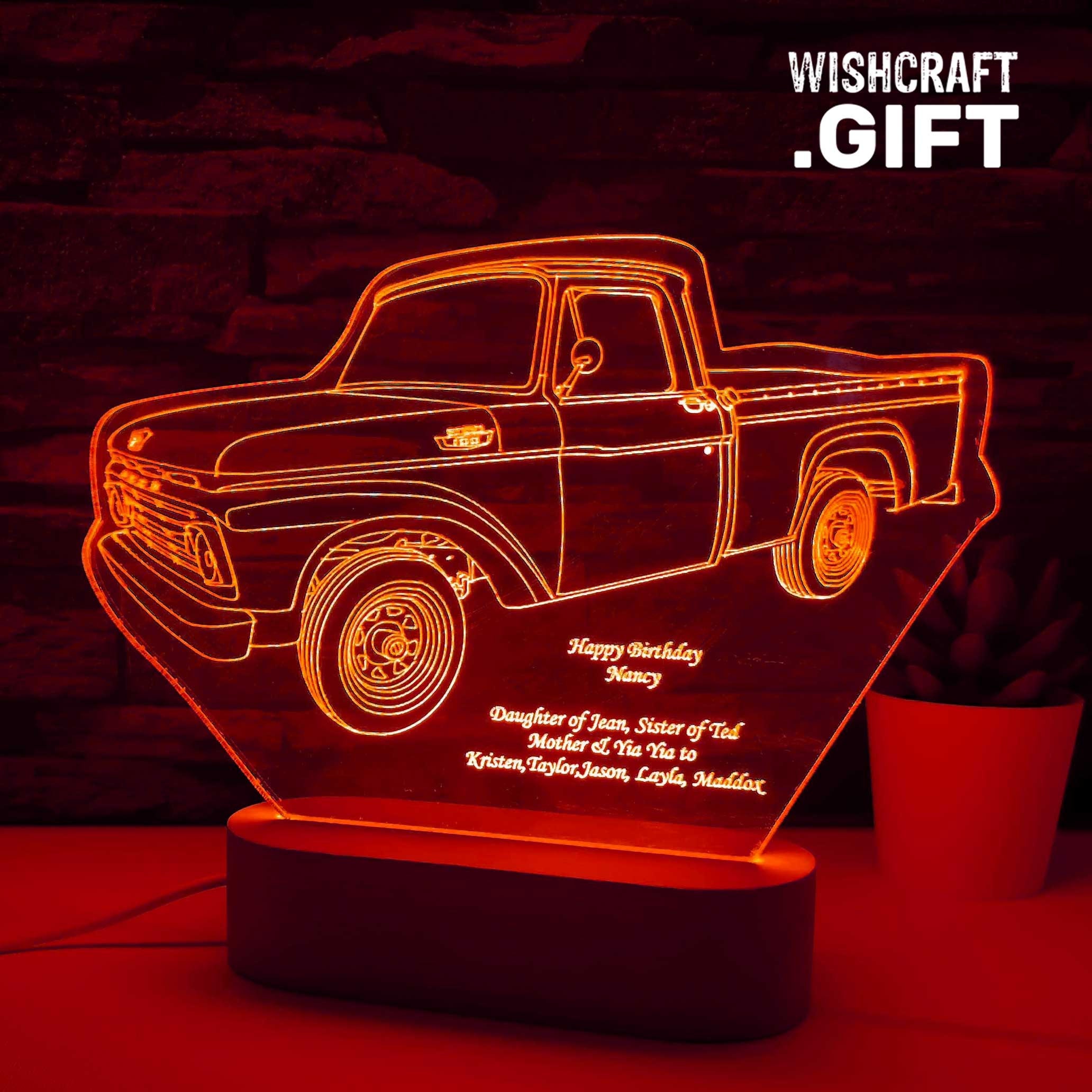 ピックアップトラック用LEDランプ：色が変わる車好きへのギフト - Etsy