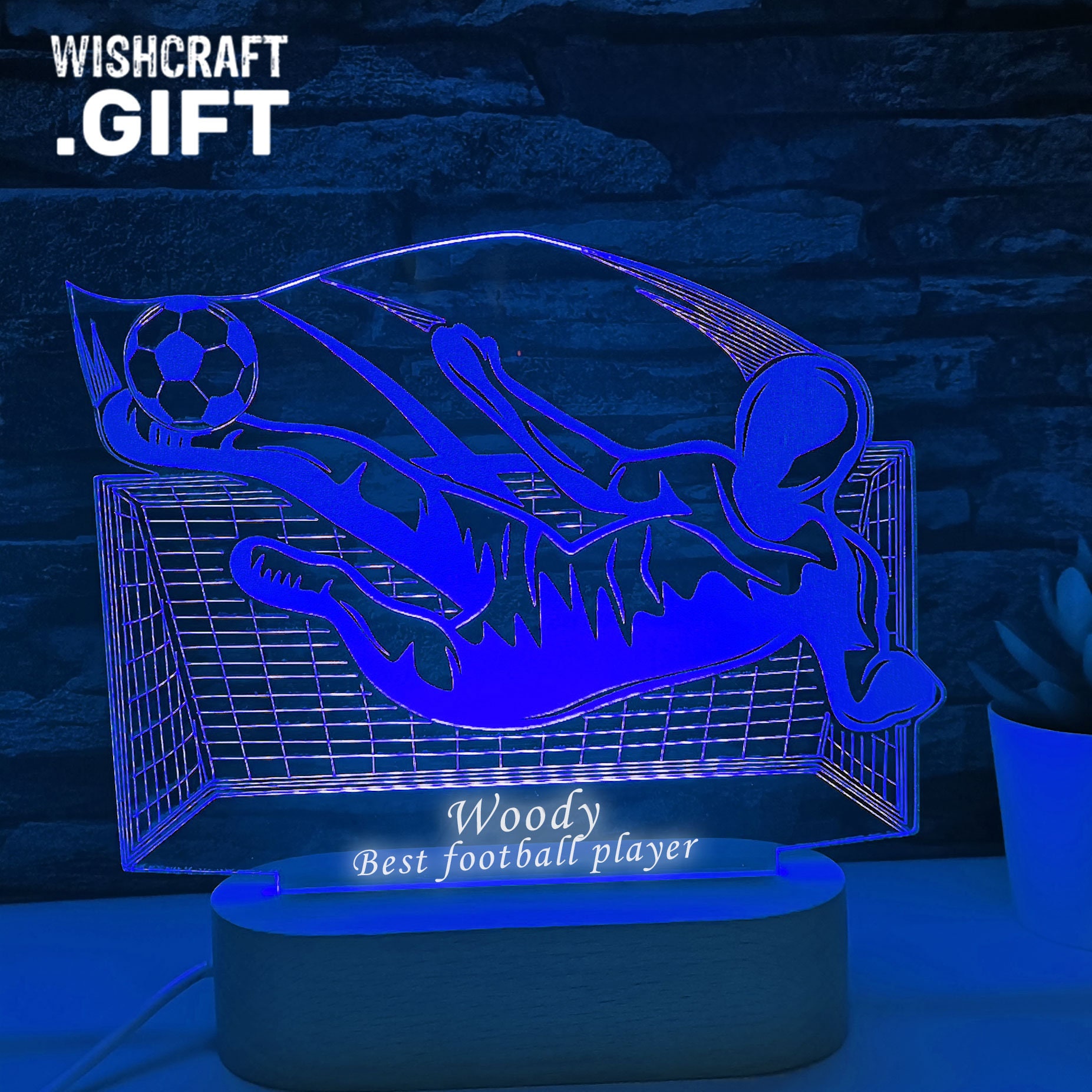 Goalkeeper Soccer Player Gift Goalkeeper Gift Football LED Etsy