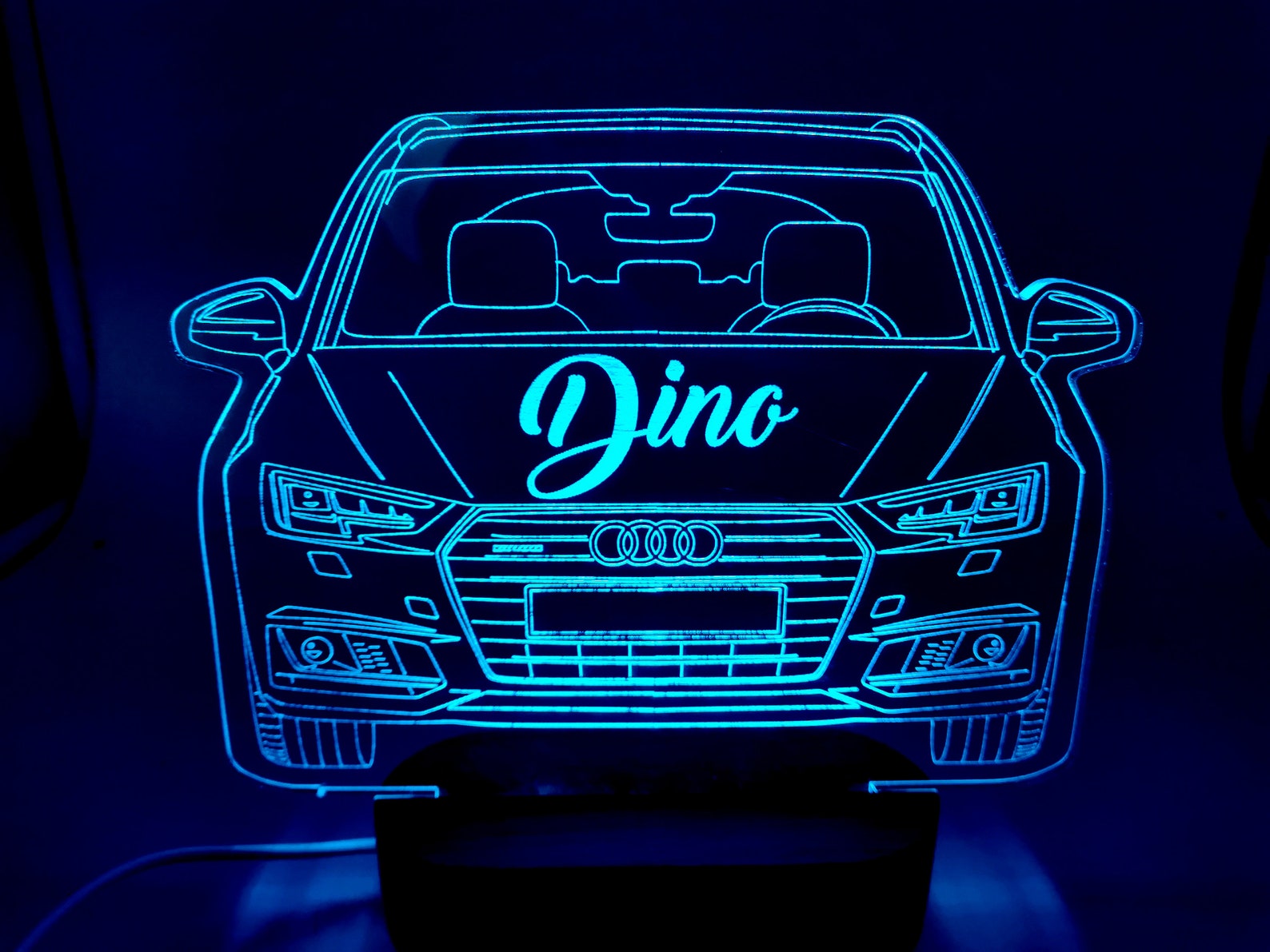 Audi 3D Nachtlampe Audi Geschenk Audi Geschenke Regalo de Etsy