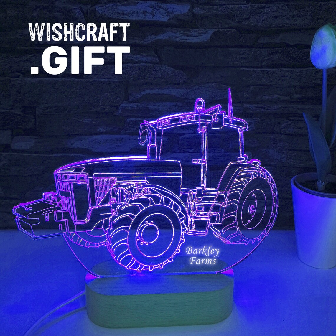 Tractor Lamp Tractor Driver Gift Traktor Tractor Light Etsy