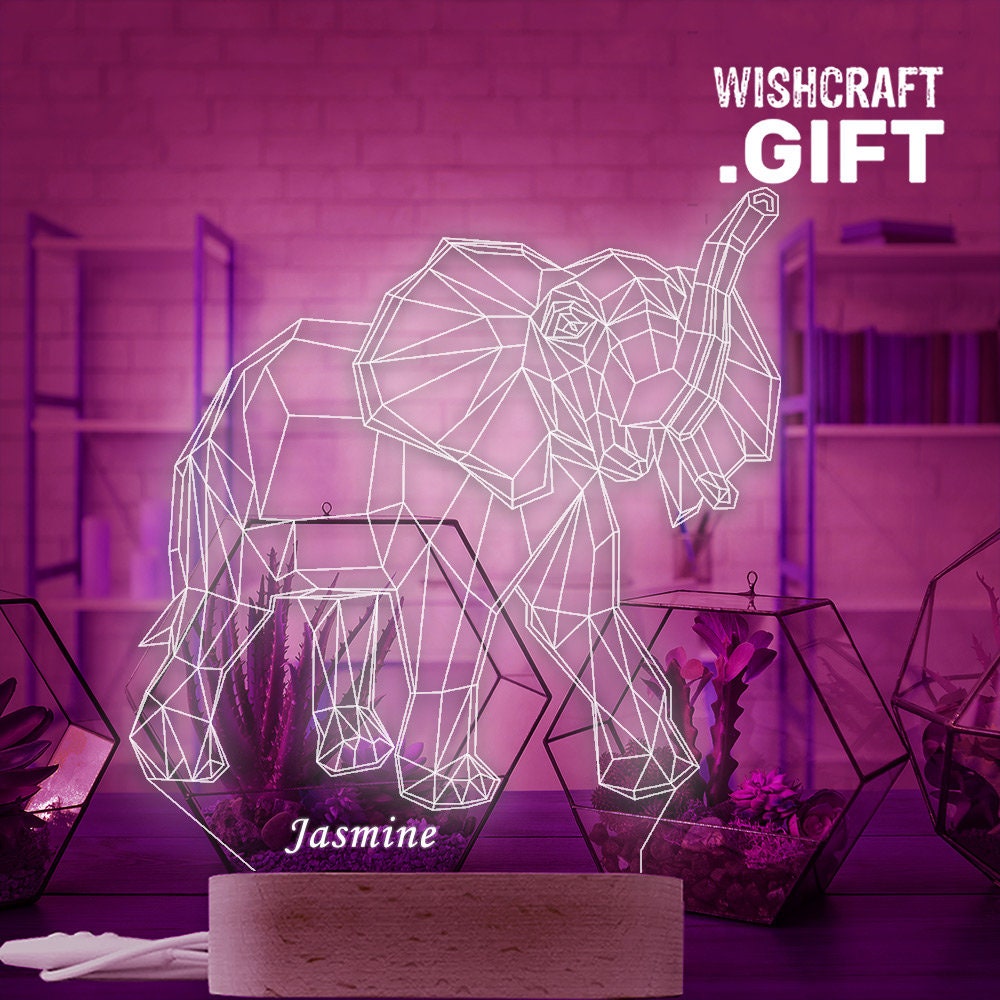 Elephant shop led lamp