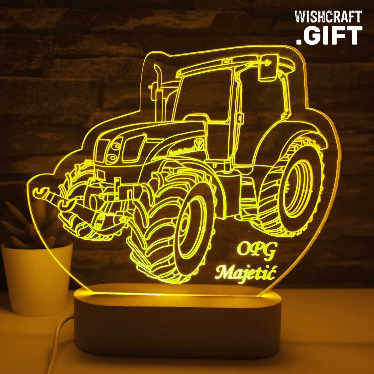 Traktor Lampe, Traktor LED Lampe, Traktor Geschenk, Traktor Fahrer