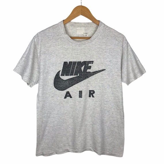 Rare Vintage Distressed 90s Bootleg Nike Big Swoosh Logo T Shirt / Medium /  Grey / Avs2 -  Canada