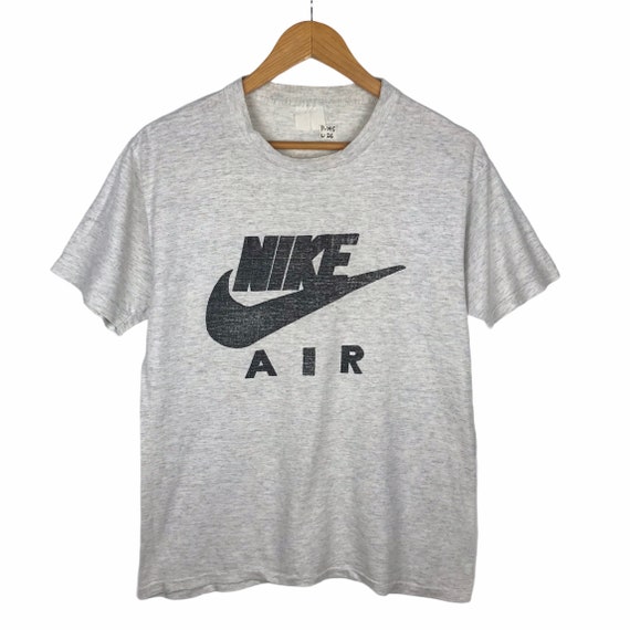 Rare Vintage Distressed 90s Bootleg Nike Big Swoosh Logo T Shirt / Medium /  Grey / Avs2 -  Canada