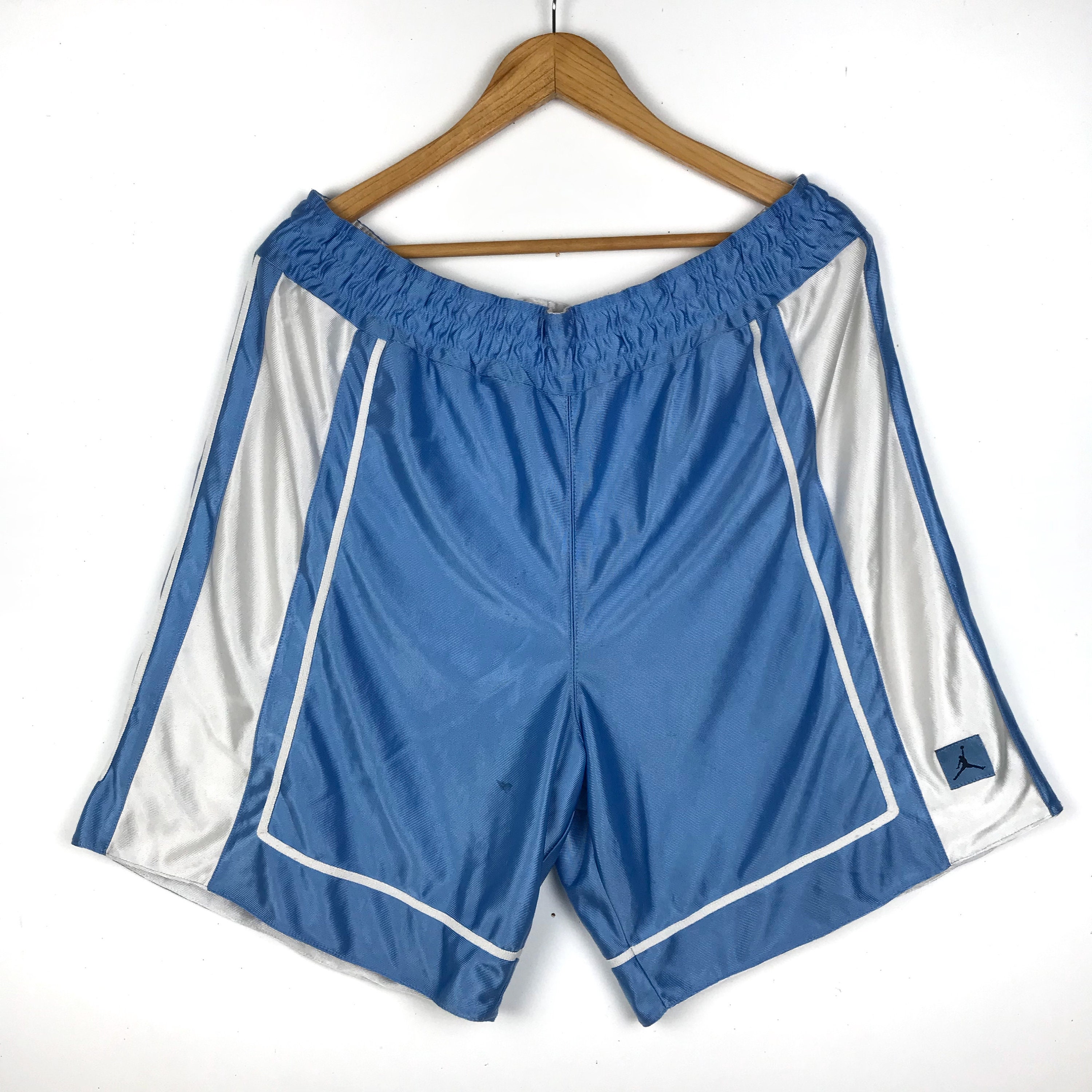 Vintage 90s NIKE Air Jordan Small Logo Reversible Shorts  Pants/blue/white/xl/avs177 