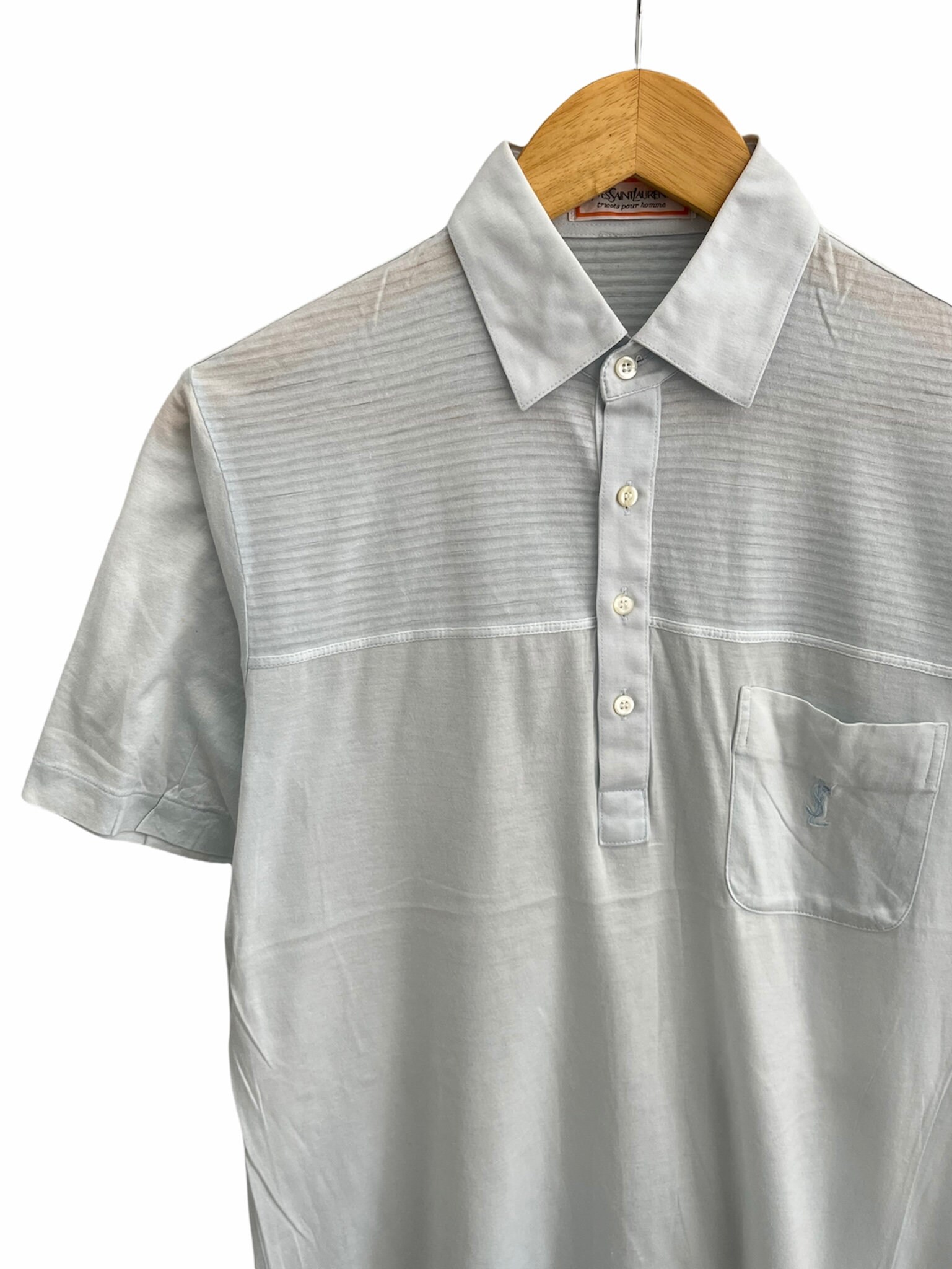 Vintage 90s Yves Saint Laurent Tricots Pour Homme Retro Polos 