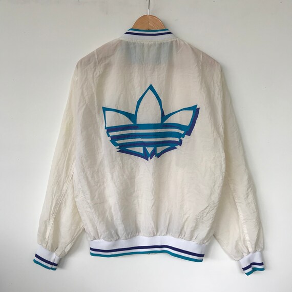 adidas trefoil bomber jacket