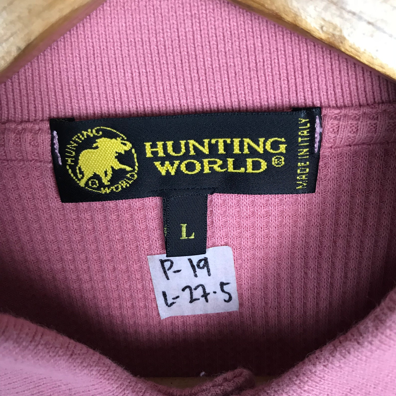 Rare Vintage HUNTING WORLD New York Made In Italy Polo Shirt | Etsy