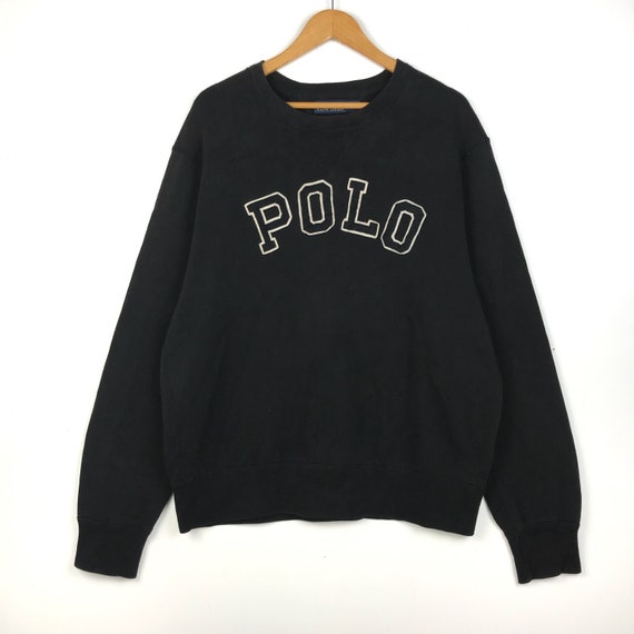 polo ralph lauren logo crew neck sweatshirt