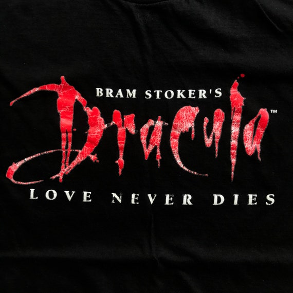 Vintage 90s Bram Stoker’s Dracula Horror Movie T … - image 4