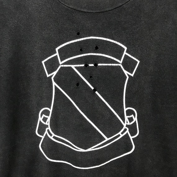 Rare!! NUMBER NINE Crest Shield Bullet Hole T Shirt Japanese
