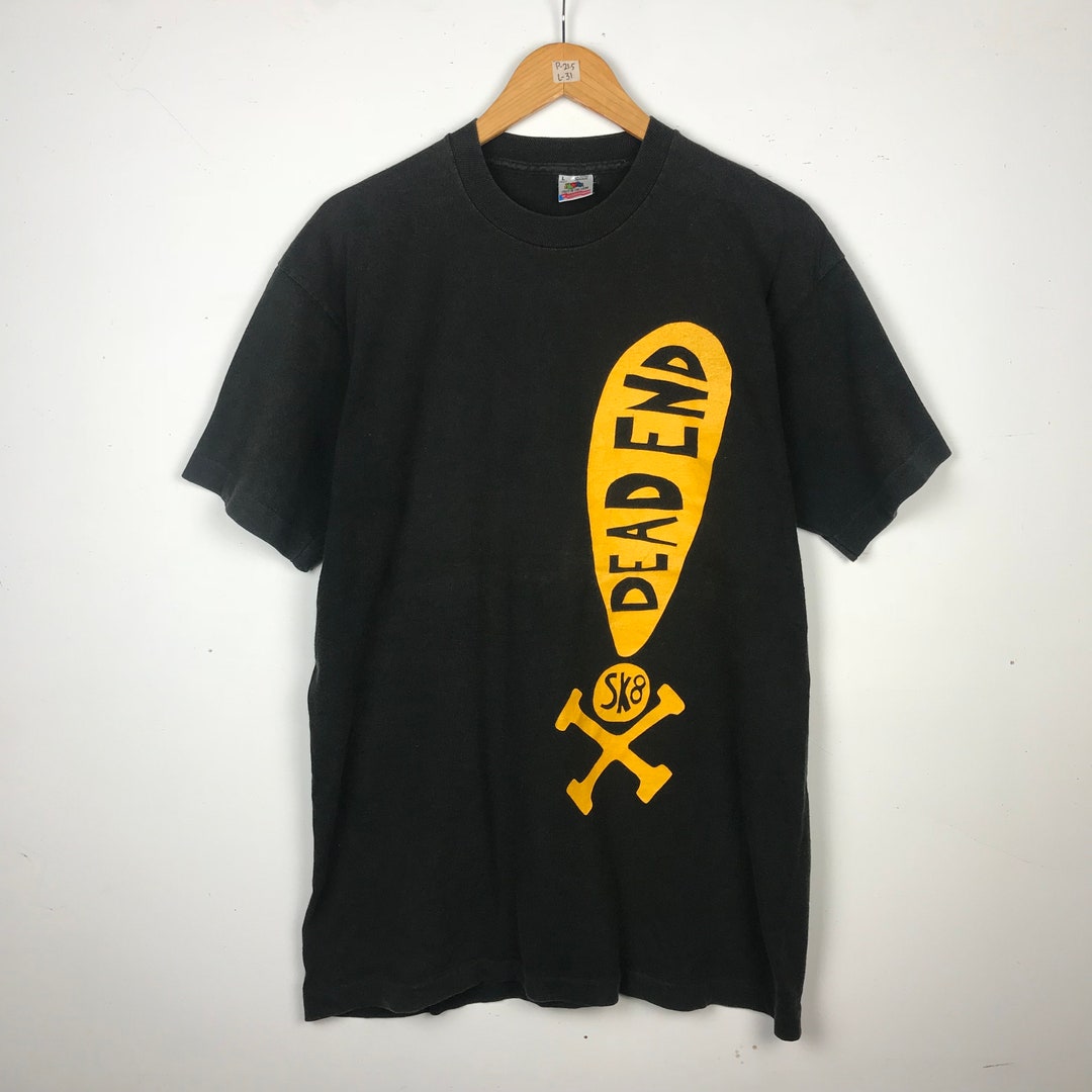 DEADEND SKATEBOARD 90's 初期 レア Tシャツpowell Rare!! Vintage 90s OG Dead End Skateboard Tee Sk8 Skateboarding T