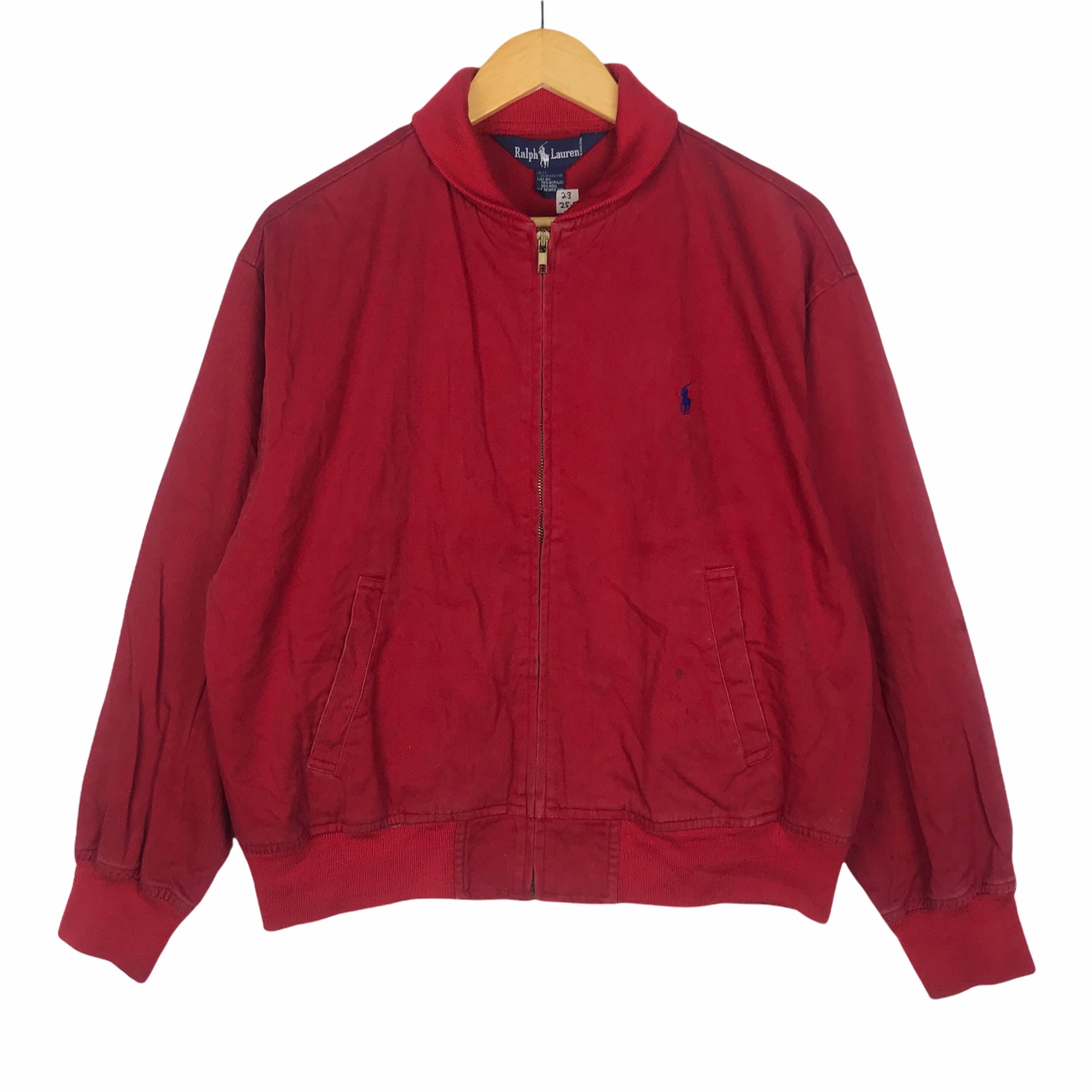 Rare Vintage 90s Polo Ralph Lauren Harrington Jacket / Red / Large / Avs4 -   Canada