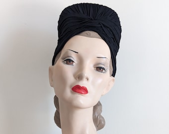 Vintage 1940s Turban Hat | 40s Turban Hat | 1930s Turban Hat |