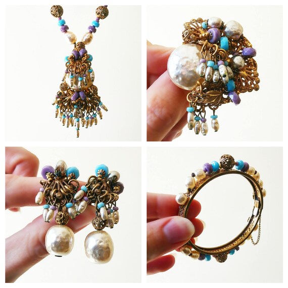 Vintage Miriam Haskell Parure | Miriam Haskell Jew