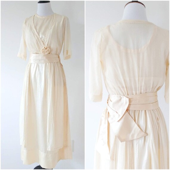 1920s silk dress