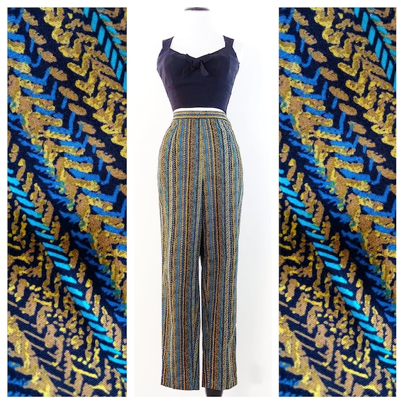 Vintage 1950's High Waist Pants | 50s Trousers |