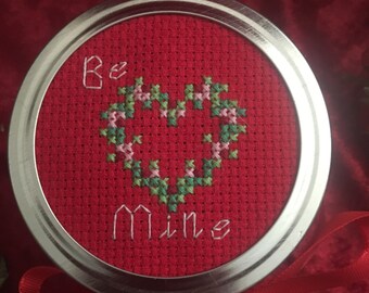 Regalo de tarro de albañil 'Be Mine' de San Valentín