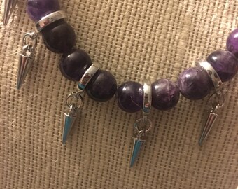 Tumbled Amethyst necklace